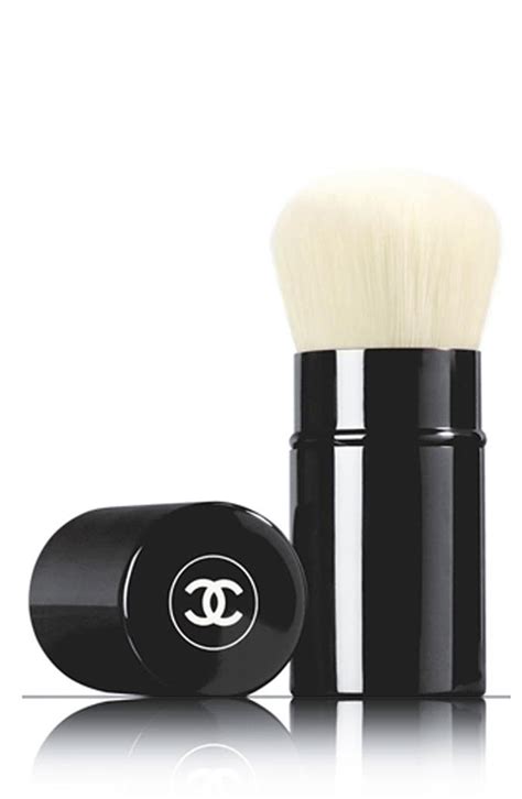 chanel rounded eyeshadow brush|chanel retractable kabuki brush.